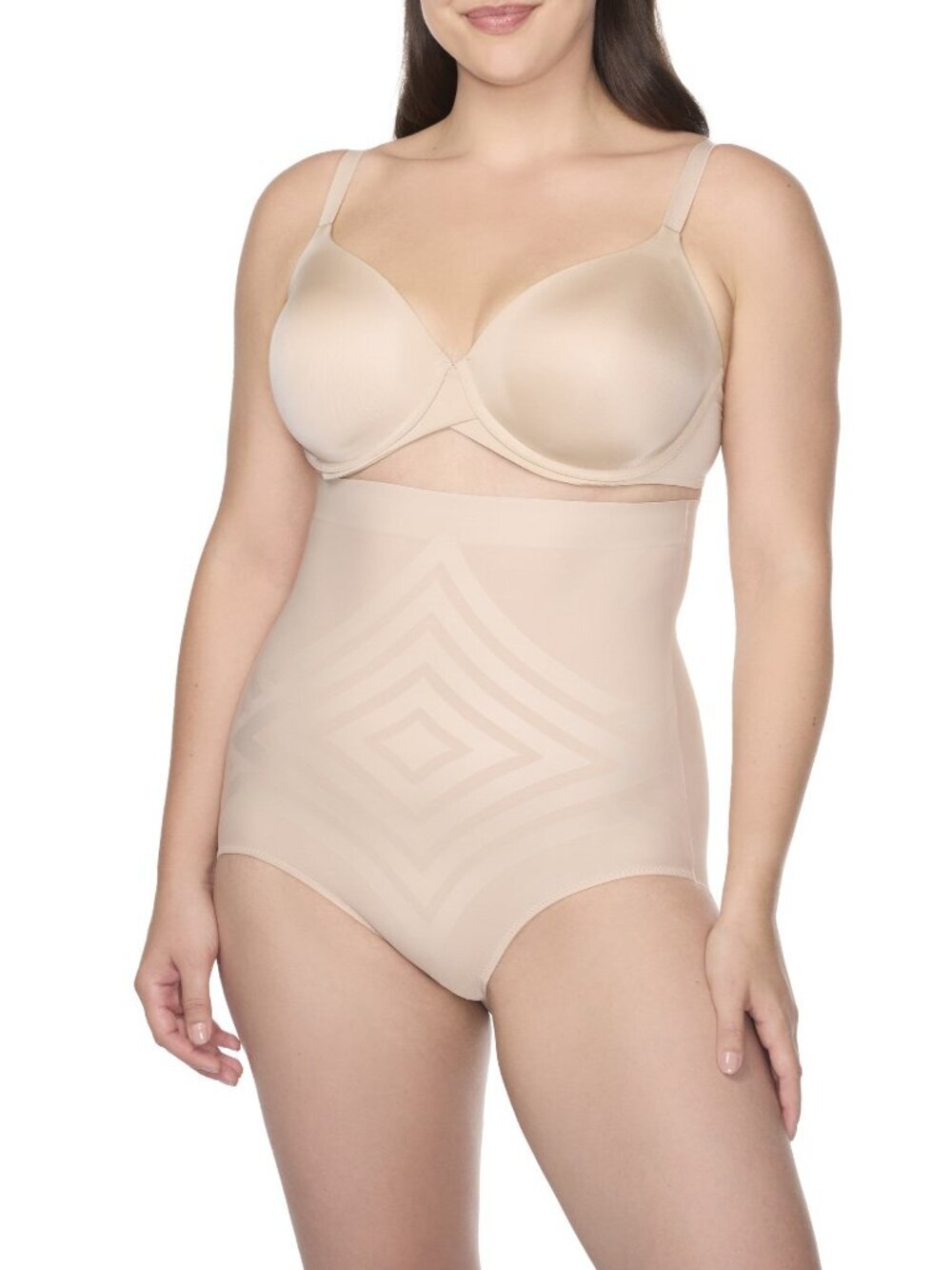 Cupid Intimates High-Waist Shaping Brief with LYCRA FitSense® print technolog...